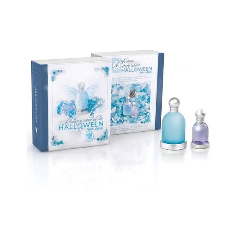Estuche Jesus del Pozo Halloween Blue Drop Edt 100ml + Halloween 30ml Mujer 1