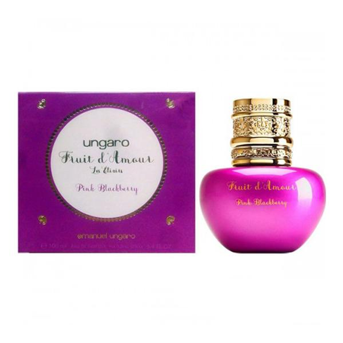Perfume Ungaro Fruit D Amour Pink BlackBerry Edt 100ml Mujer 1