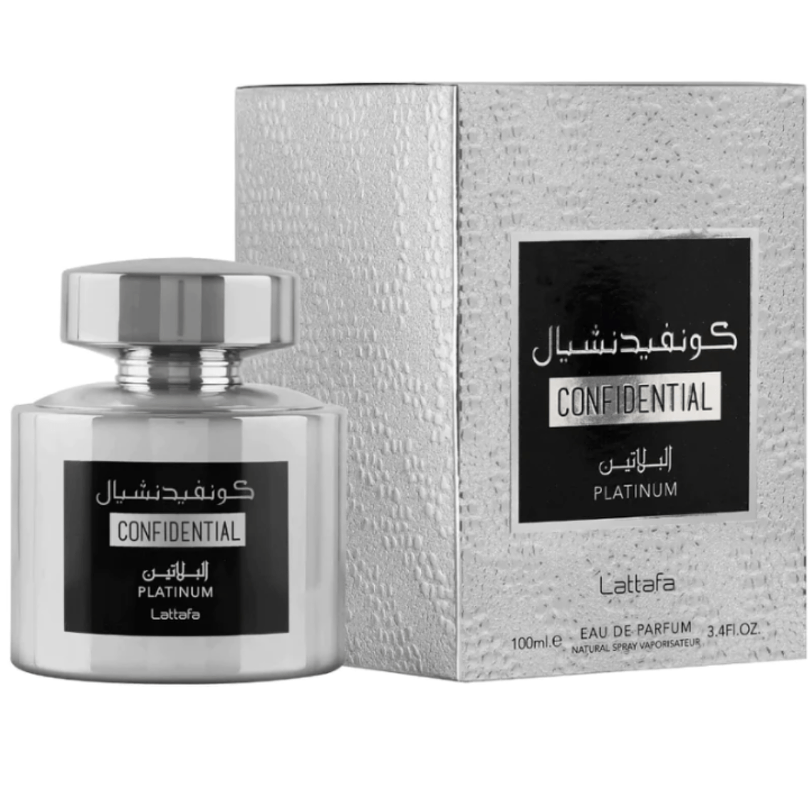 Perfume Lattafa Confidential Platinum Edp 100ml Hombre (Aroma Como a allure homme sport chanel) 1
