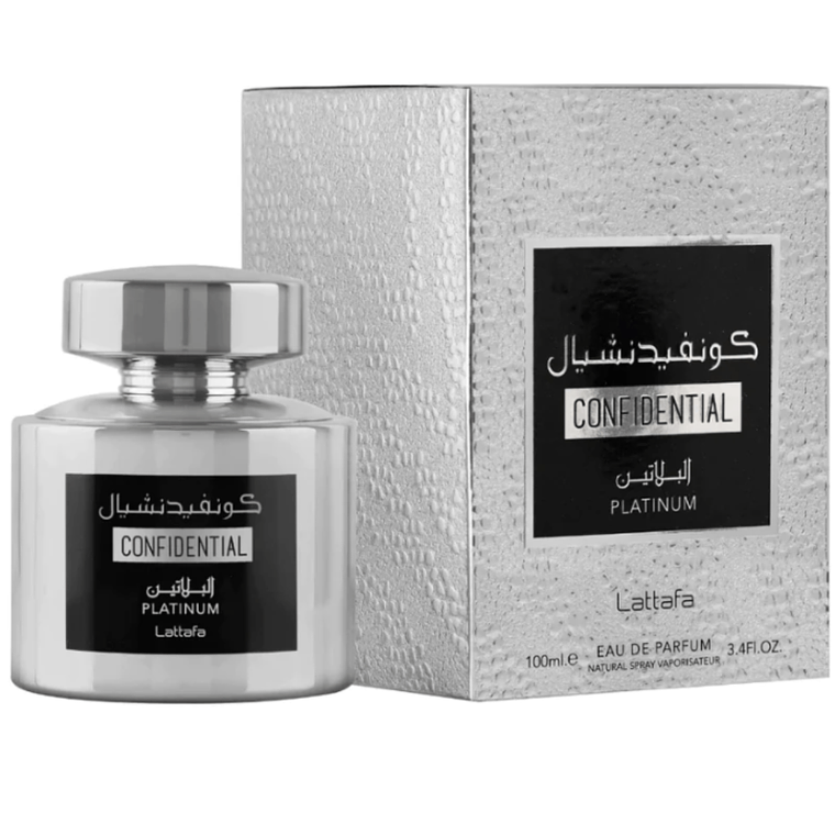 Perfume Lattafa Confidential Platinum Edp 100ml Hombre (Aroma Como a allure homme sport chanel) 1