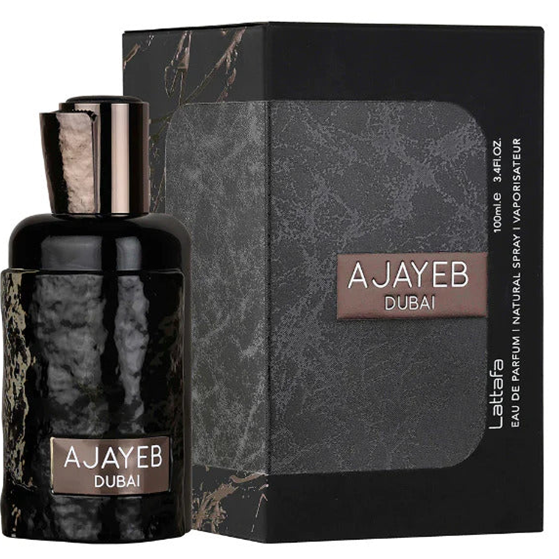 Perfume Lattafa Ajayeb Dubai Edp 100 Ml Unisex (Aroma Como a Bvlgari Man In Black Bvlgari) 1