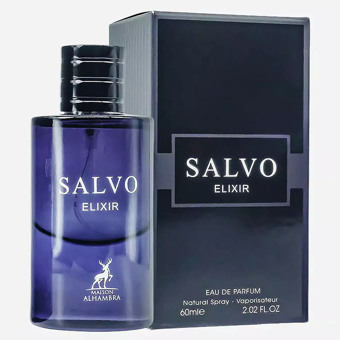 Perfume Maison Alhambra Salvo Elixir EDP 60ml Hombre- Inspirado En Sauavge Elixir De DIOR 1