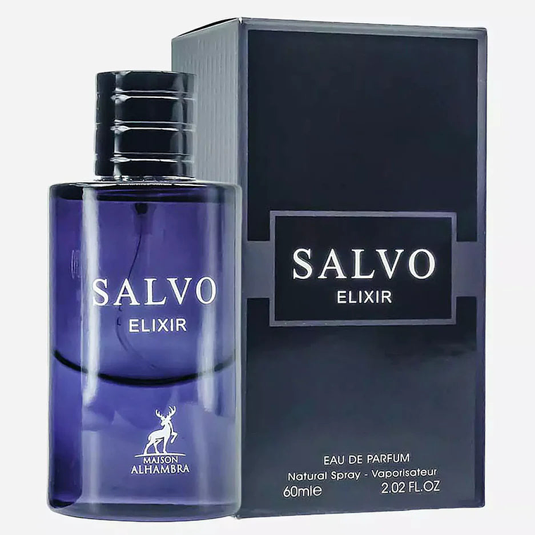 Perfume Maison Alhambra Salvo Elixir EDP 60ml Hombre- Inspirado En Sauavge Elixir De DIOR 1