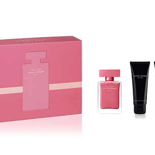 Estuche Narciso Rodriguez Fleur Musc For Her Edp 50ml + 75ml gel de ducha + 75 ml body locion Mujer