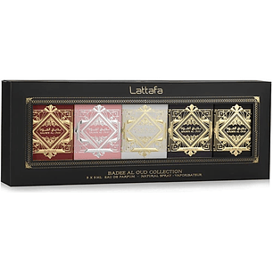 Estuche Lattafa Badee Al Oud Sublime + Noble Blush + Amethyst + Honor & Glory + Oud For Glory Edp  x 5 Ml Unisex