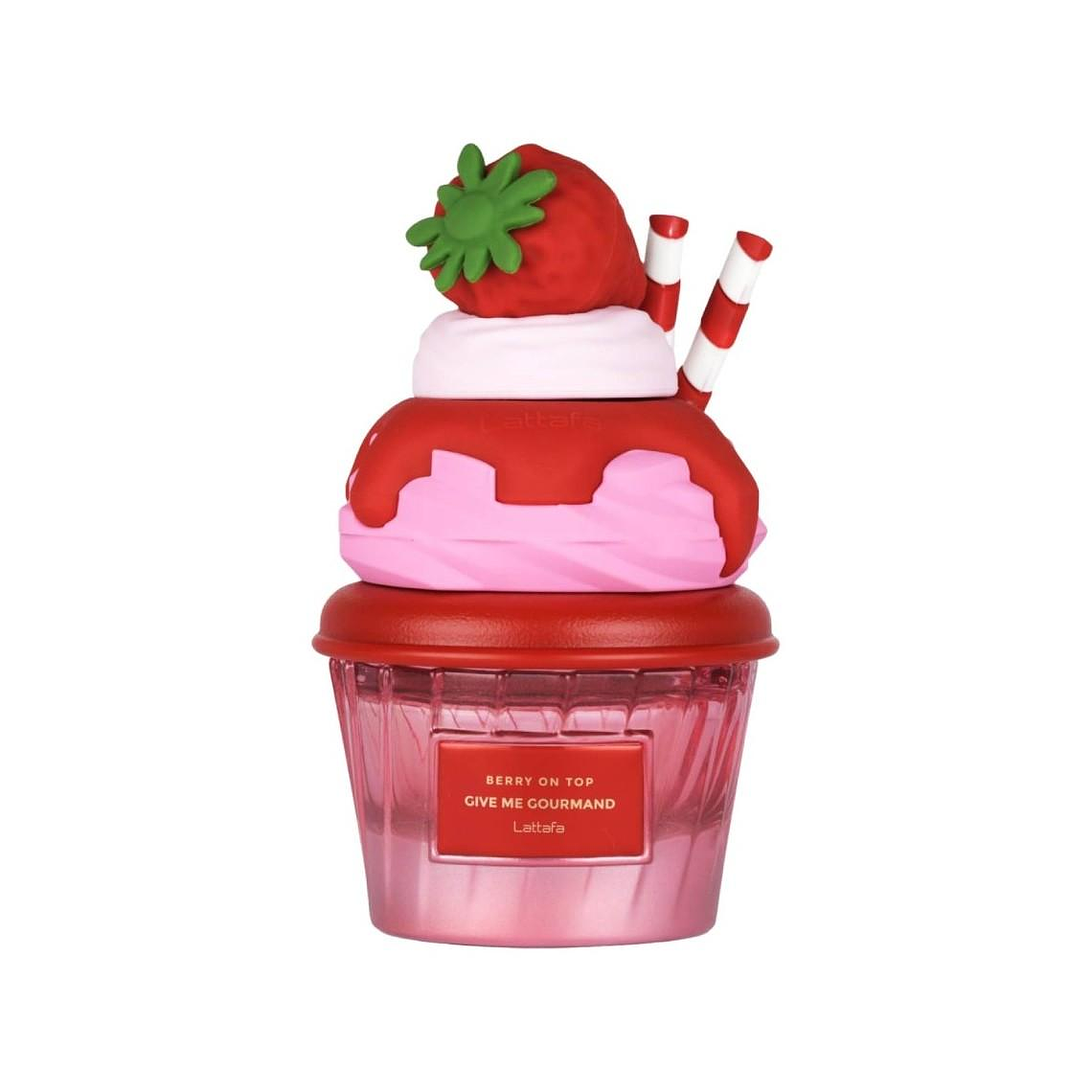 Perfume Lattafa Give Me Gourmand Berry On Top Edp 75 Ml Mujer 1