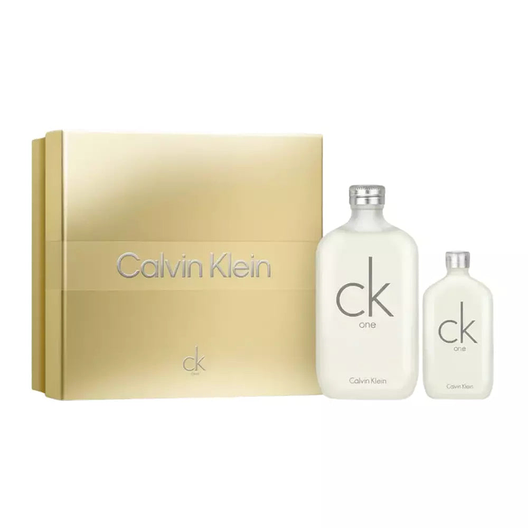 Estuche Calvin Klein Ck One Edt 200 Ml + 200 Ml Set 2 Pcs Unisex 1
