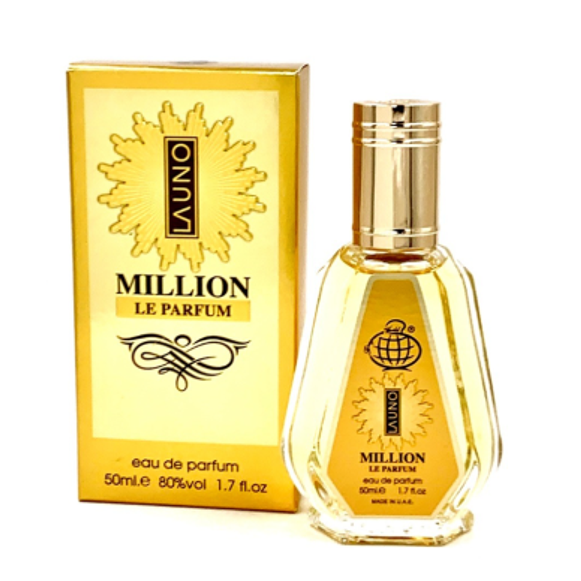Perfume Fragrance World La Uno Million Le Parfum Edp 50 Ml Hombre 1