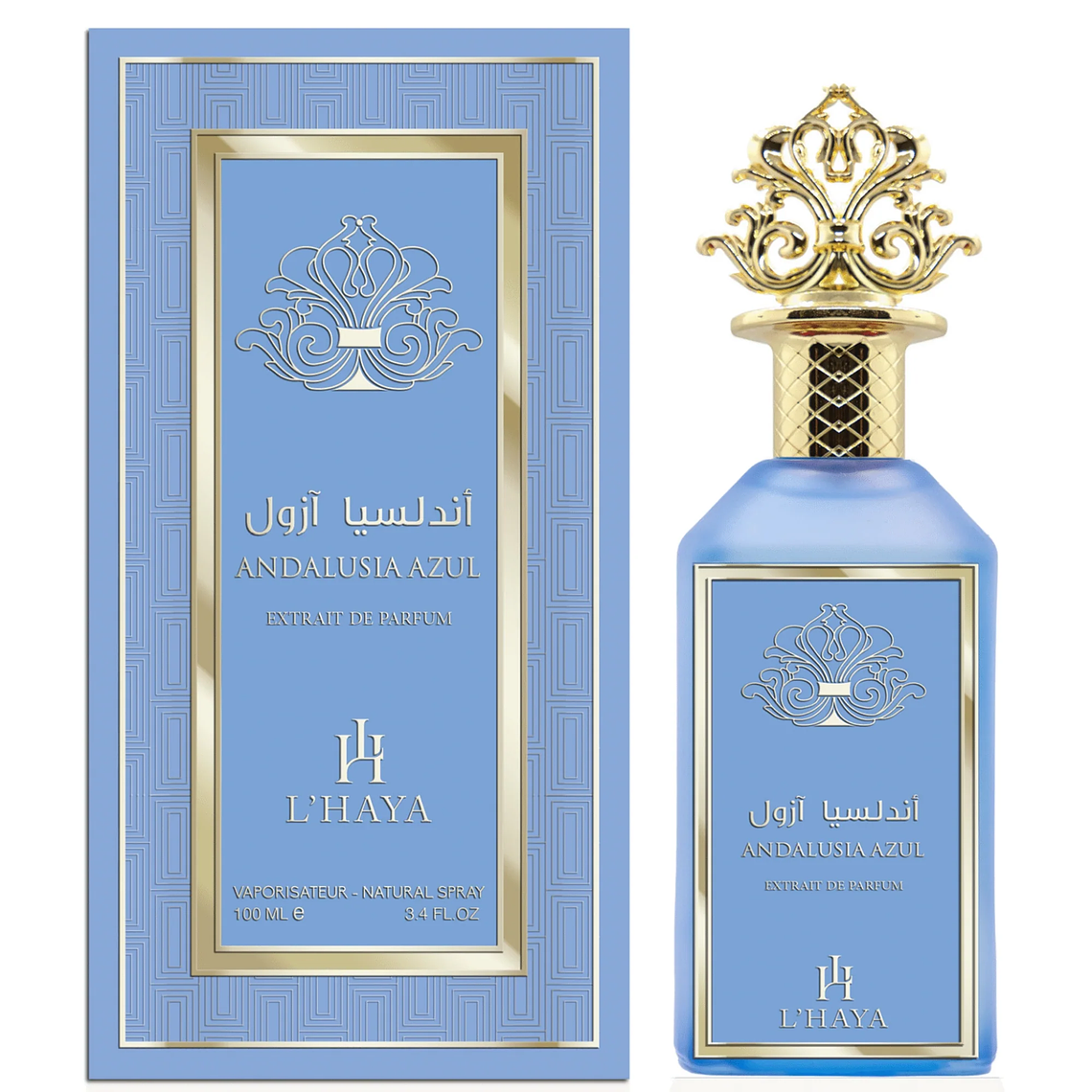 Perfume Lhaya Andalusia Azul Extrait De Parfum 100Ml Unisex - Imagination  1