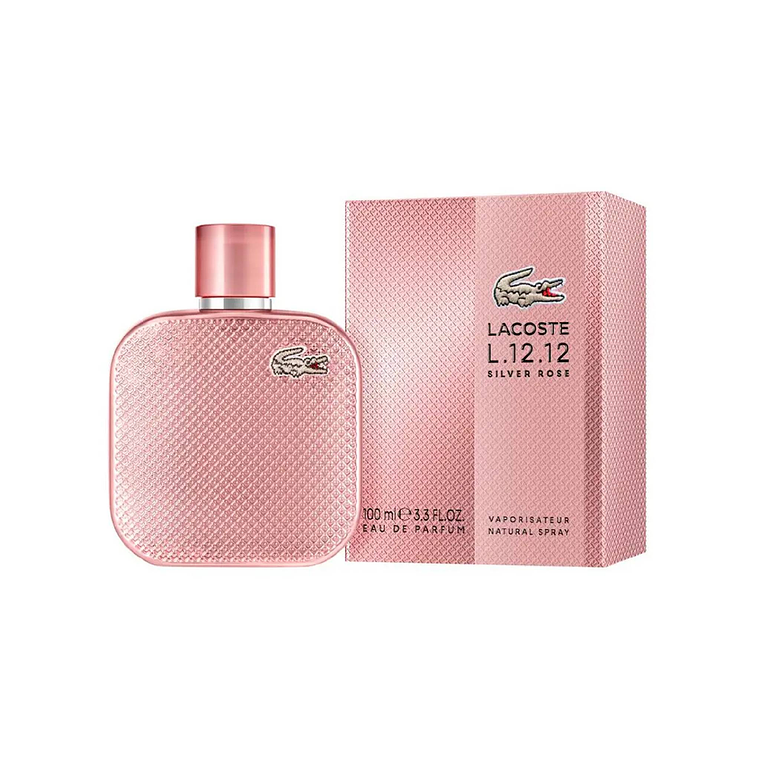 Perfume Lacoste L.12.12 Silver Rose EDP 100 ml Mujer 1
