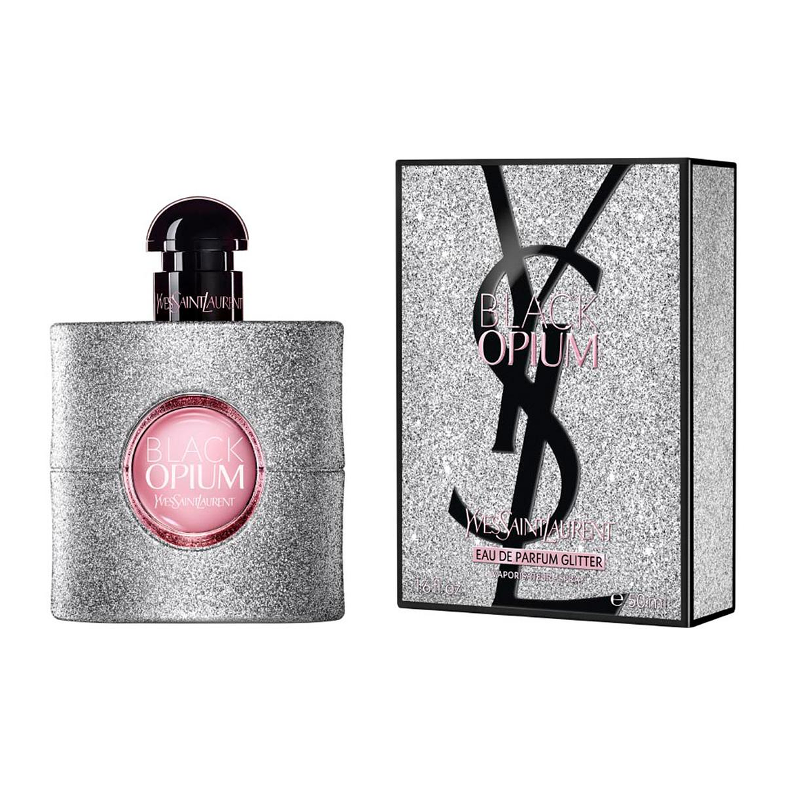 Perfume Yves Saint Laurent Black Opium EDP Glitter 50 ml Mujer 1
