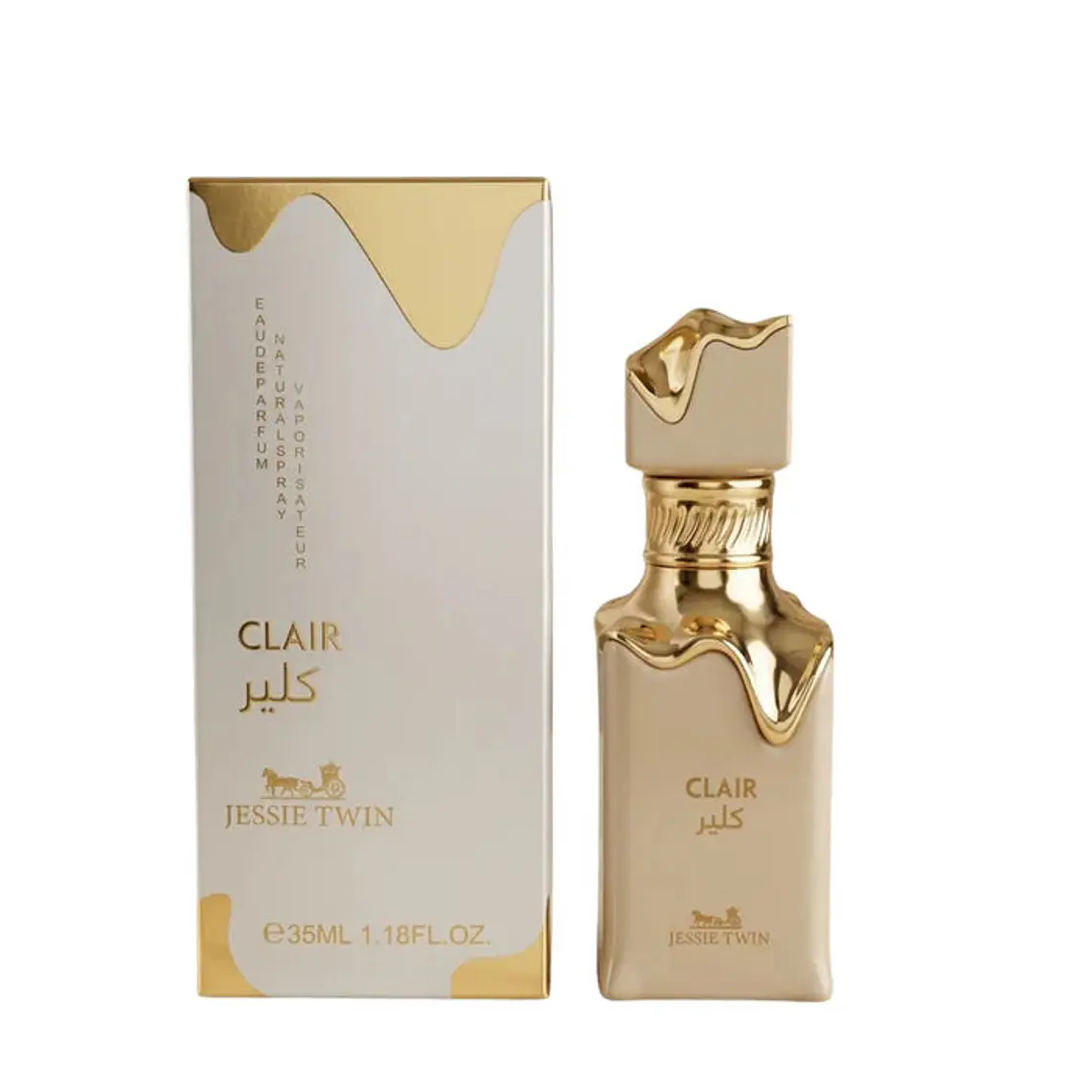 Perfume Jessie Twin Clair Edp 35ml Unisex - Bianco Latte 1
