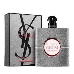 Perfume Yves Saint Laurent Black Opium EDP Glitter 90 ml Mujer