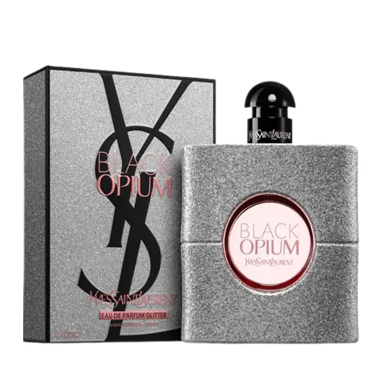 Perfume Yves Saint Laurent Black Opium EDP Glitter 90 ml Mujer 1