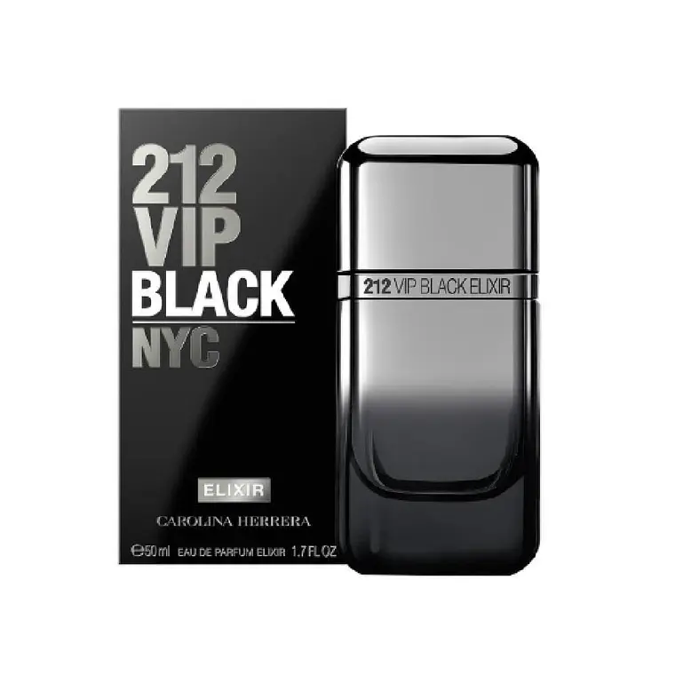Perfume Carolina Herrera 212 Vip Black NYC Elixir edp 50ml Hombre 1