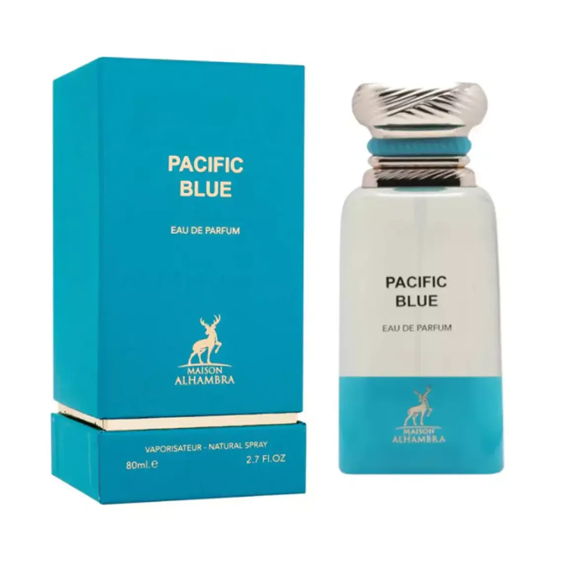 Perfume Lattafa Maison Alhambra Pacific Blue Edp 80ml Unisex- Inspirado En Nerolí Portofino 1