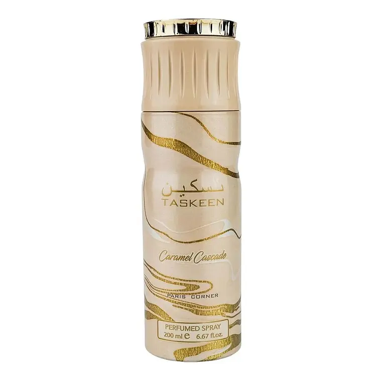 Desodorante Paris Corner Taskeen Caramel Cascade Perfume Spray 200 ml Unisex 1