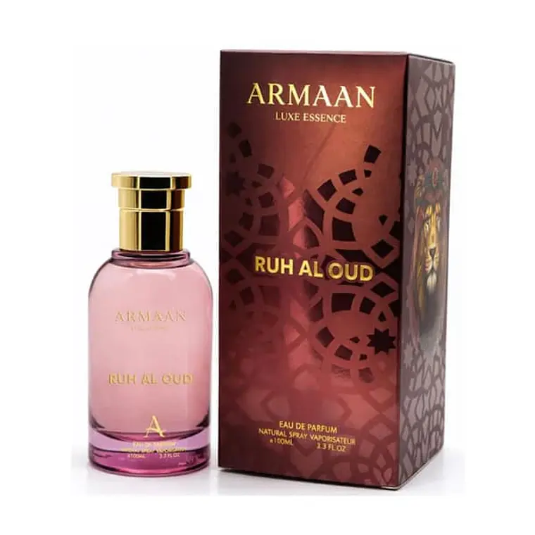 Perfume Armaan Luxe Essence Ruh Al Oud EDP 100 ml Unisex- Inspirado En Khamrah Qahwa 1
