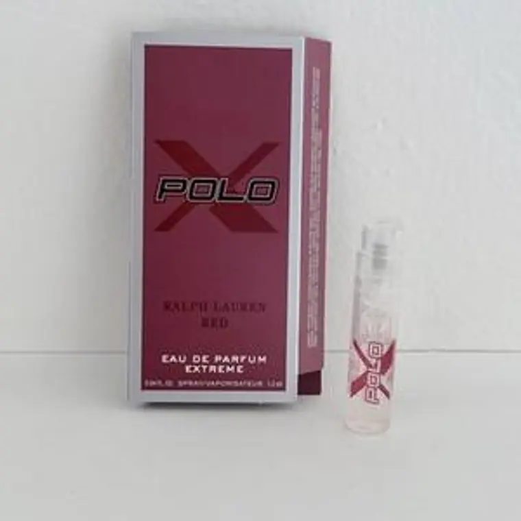 Pack Miniatura Ralph Lauren Red Polo X EDP Extreme 1.2ml*16 Hombre (Total 19ml) 1