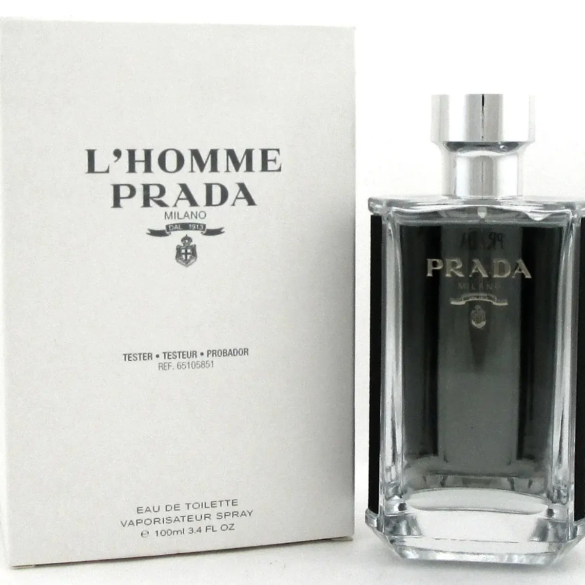 Tester Prada L Homme Edt 100ml Hombre 1