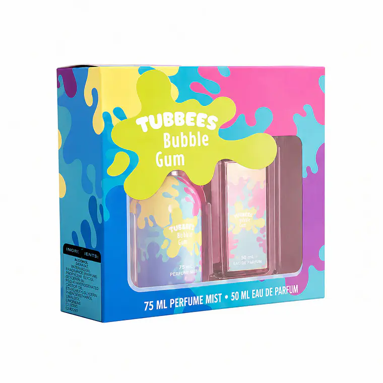 Estuche Tubbees Bubble Gum 75Ml Perfume Mist + 50Ml Edp Unisex 1