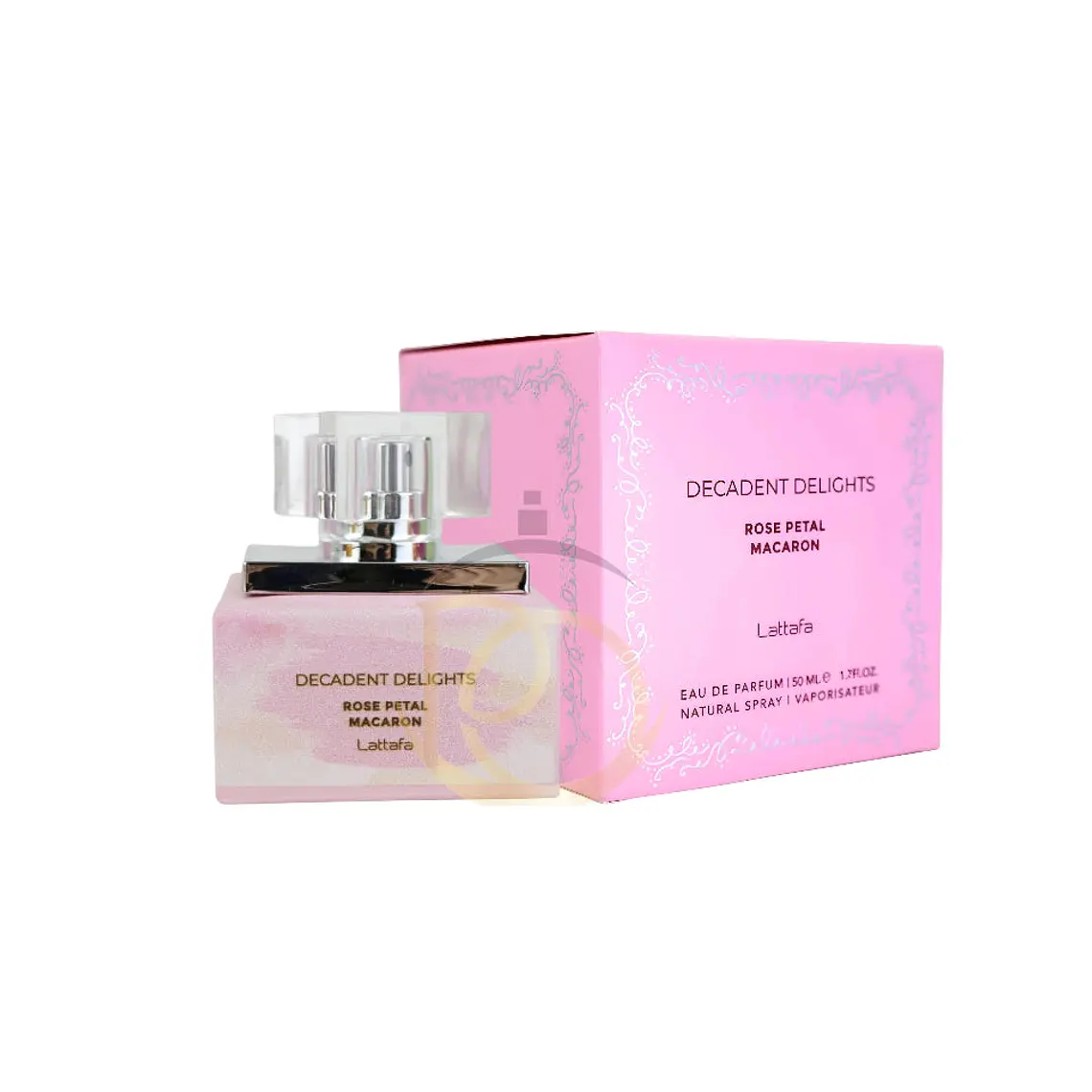 Perfume Lattafa Decandent Delight Rose Petal Macaron EDP 50 ml Mujer 1