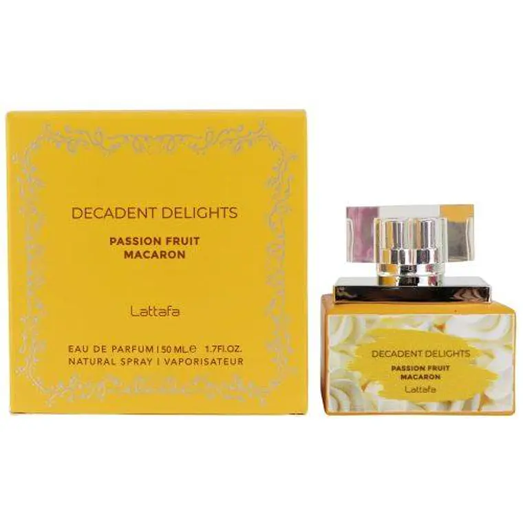 Perfume Lattafa Decandent Delight Passion Fruit Macaron EDP 50 ml Mujer 1