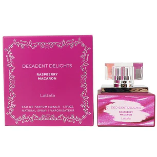Perfume Lattafa Decadent Delights Raspberry Macaron EDP 50 ml Mujer