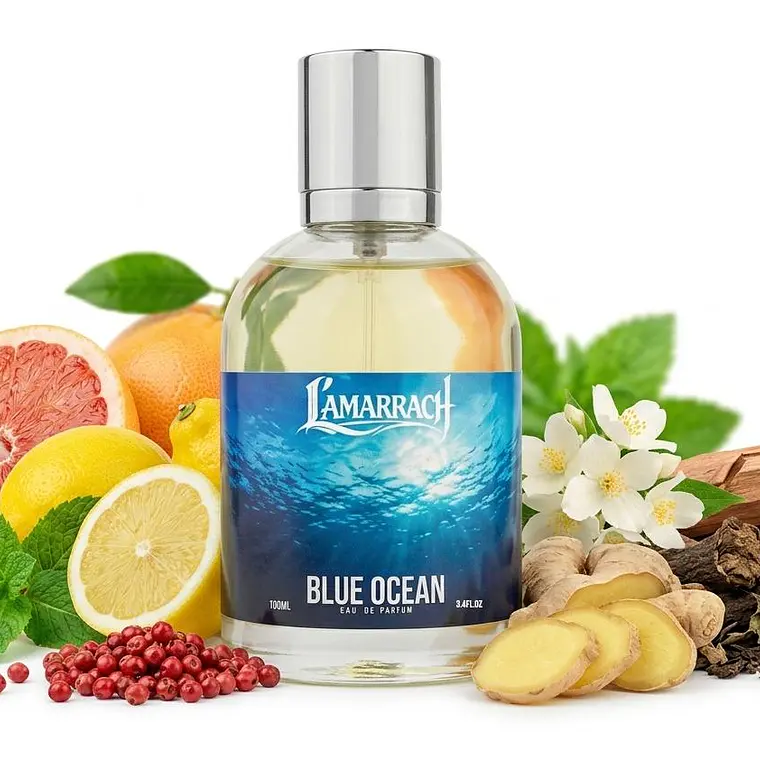 Perfume L'amarrach Blue Ocean Edp 100ml Hombre - Inspirado En Bleu 1