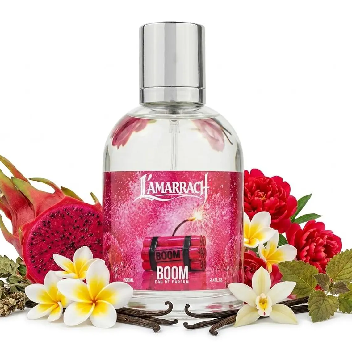 Perfume L'amarrach Boom Edp 100ml Mujer - Inspirado En La Bomba 1