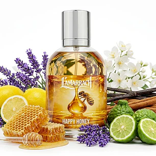 Perfume L'amarrach Happy Honey Edp 100ml Unisex - Inspirado En Naxos