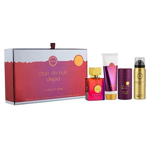 Estuche Armaf Club de Nuit Untold EDP 105 ml + Body Spray 50 ml + Deo 75g. + BL 100 ml Unisex