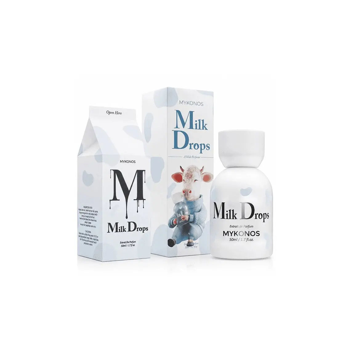 Perfume Mykonos Milk Drops extrait de parfum 50ml Unisex- Milk Musk 1