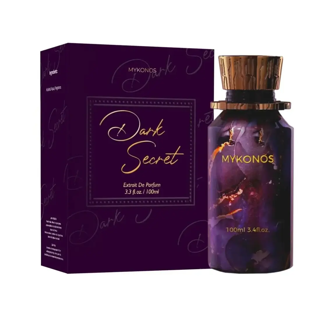 Perfume Mykonos Dark Secret EDP 100 ML Unisex -Angels share 1