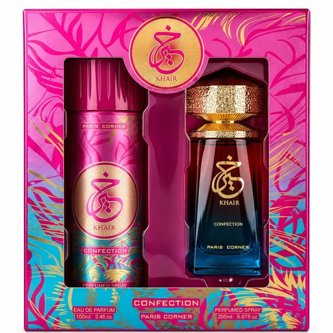 Estuche Paris Corner Khair Confection EDP 100 ml + Perfumed Spray 200 ml Unisex 1