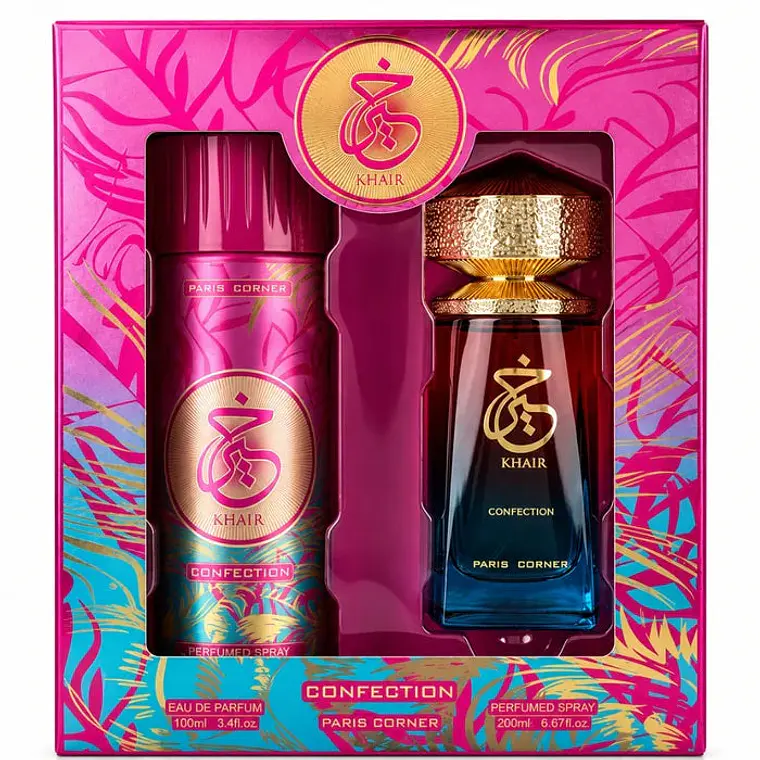 Estuche Paris Corner Khair Confection EDP 100 ml + Perfumed Spray 200 ml Unisex 1