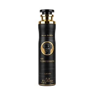 Desodorante Spray Lattafa His Confession Ambiental 300 Ml Hombre