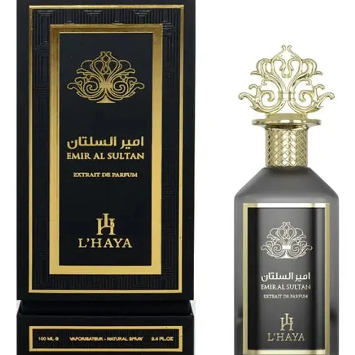 Perfume Lhaya Emir Al Sultan Extrait De Parfum 100Ml Unisex- Matiere Noir 1