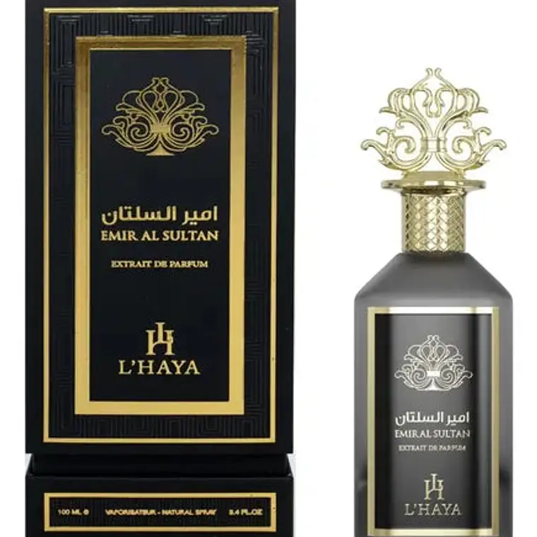 Perfume Lhaya Emir Al Sultan Extrait De Parfum 100Ml Unisex- Matiere Noir 1