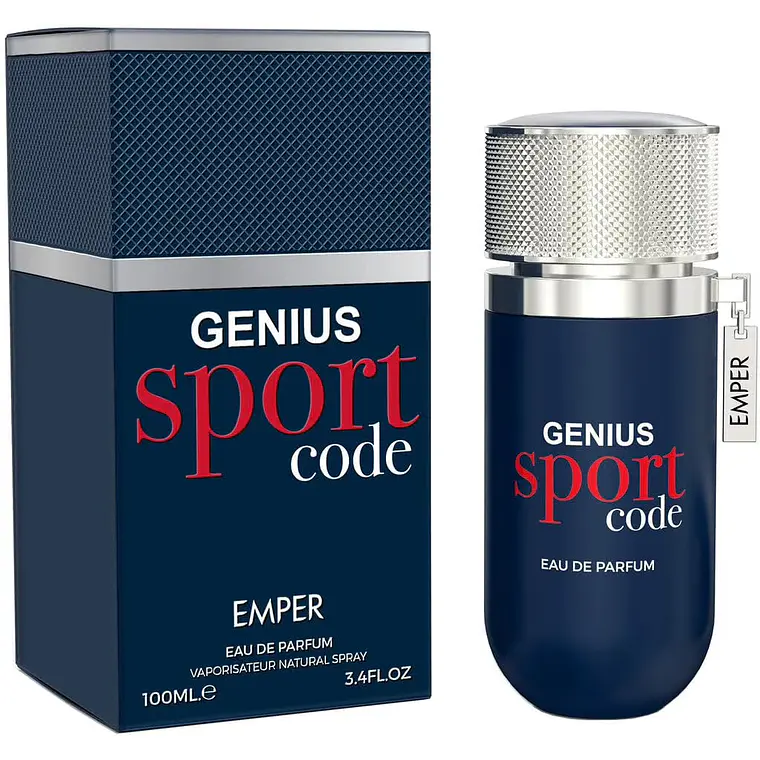 Perfume Emper Genius Sport Code EDP 100 ml Hombre 1