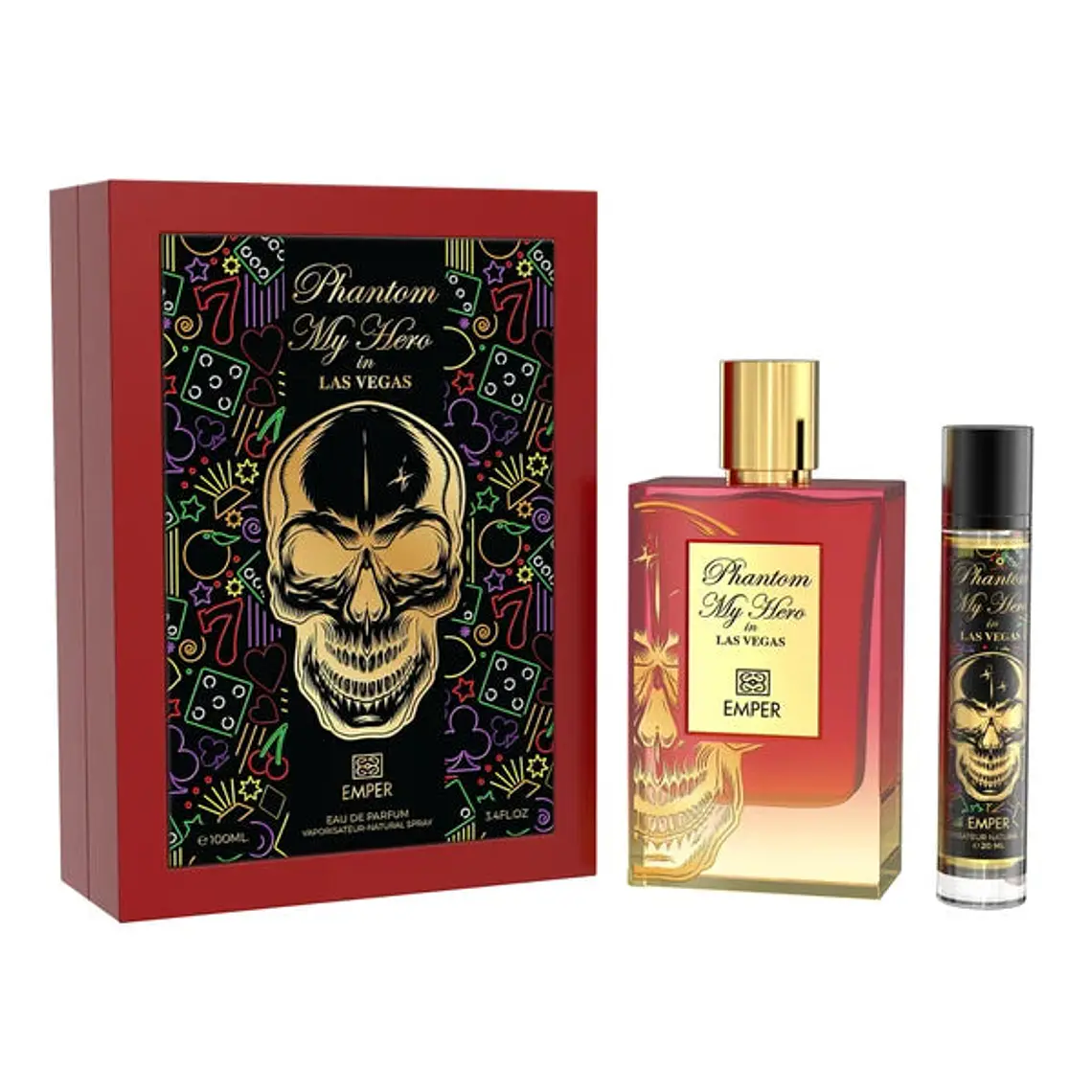 Estuche Emper Phantom My Hero In Las Vegas EDP 100 ml + Extra Mini 20 ml Hombre 1