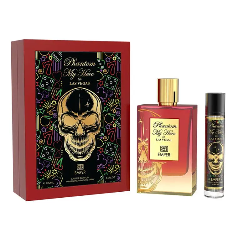Estuche Emper Phantom My Hero In Las Vegas EDP 100 ml + Extra Mini 20 ml Hombre 1