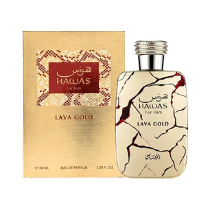 Perfume Rasasi Hawas Lava Gold edp 100ml Hombre