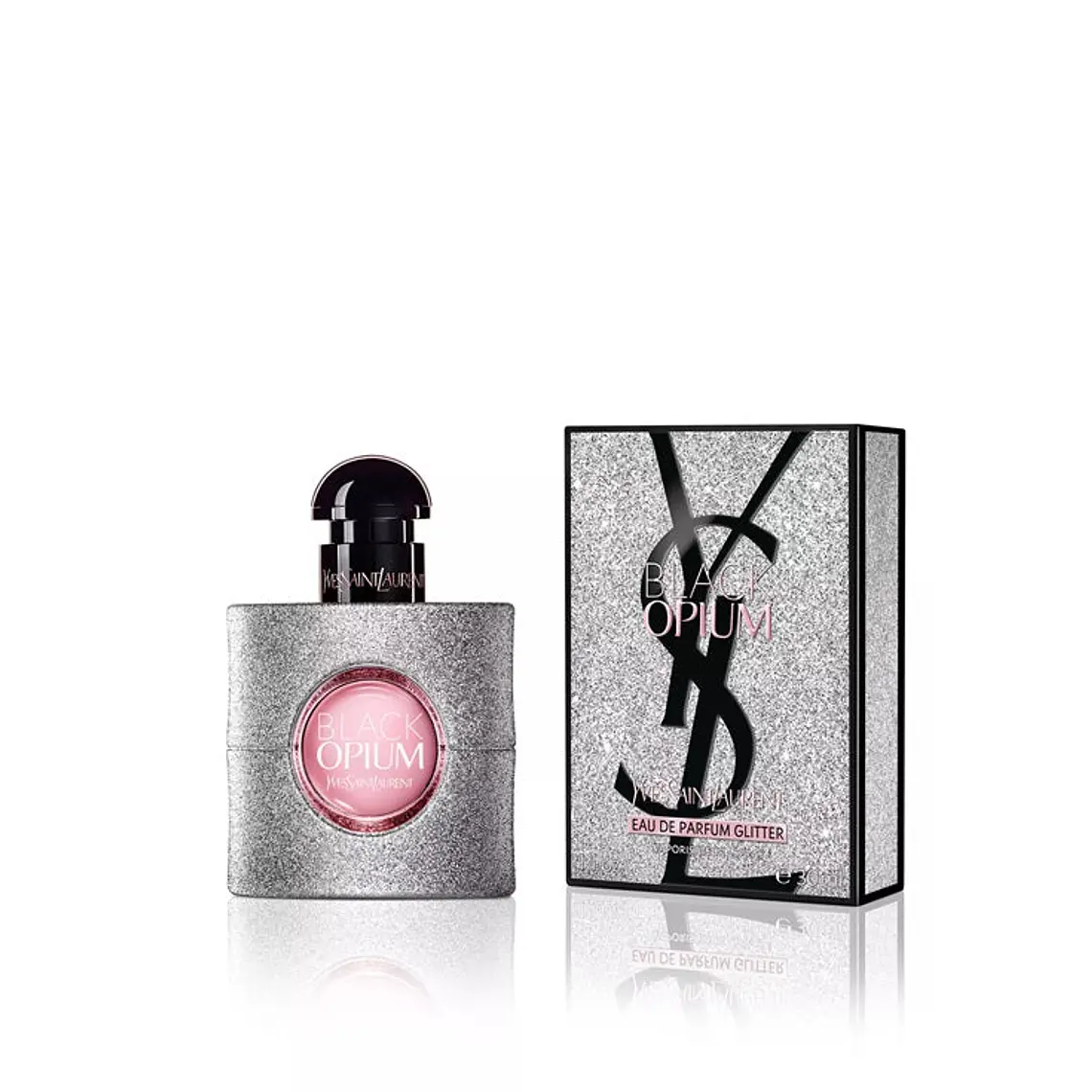 Perfume Yves Saint Laurent Black Opium EDP Glitter 30 ml Mujer 1