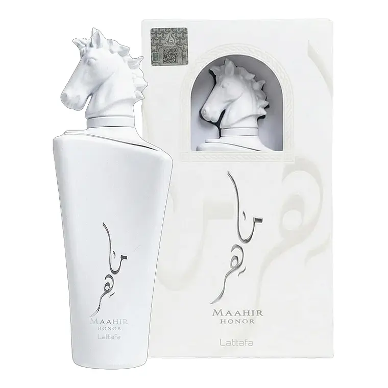 Perfume Lattafa Maahir Honor Edp 100ml Unisex- Blanco 1
