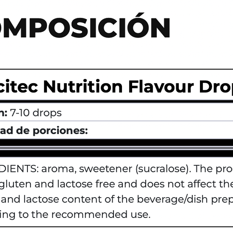 Flavor Drops / Saborizante en Gotas 4