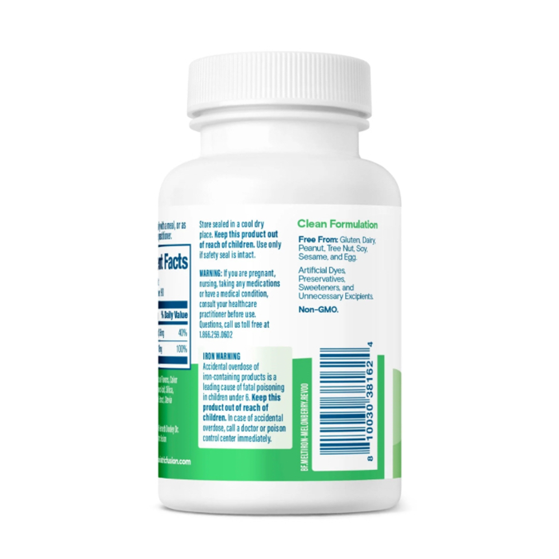 Hierro 18 mg + Vitamina C Tabletas Masticables - Sandia Berry 2