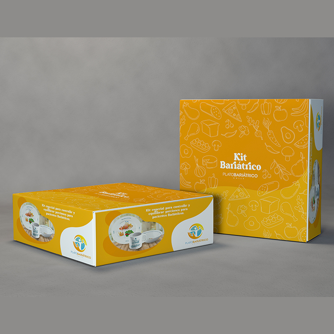 Pack  Bariatrico - Plato, Taza y Bowl 2