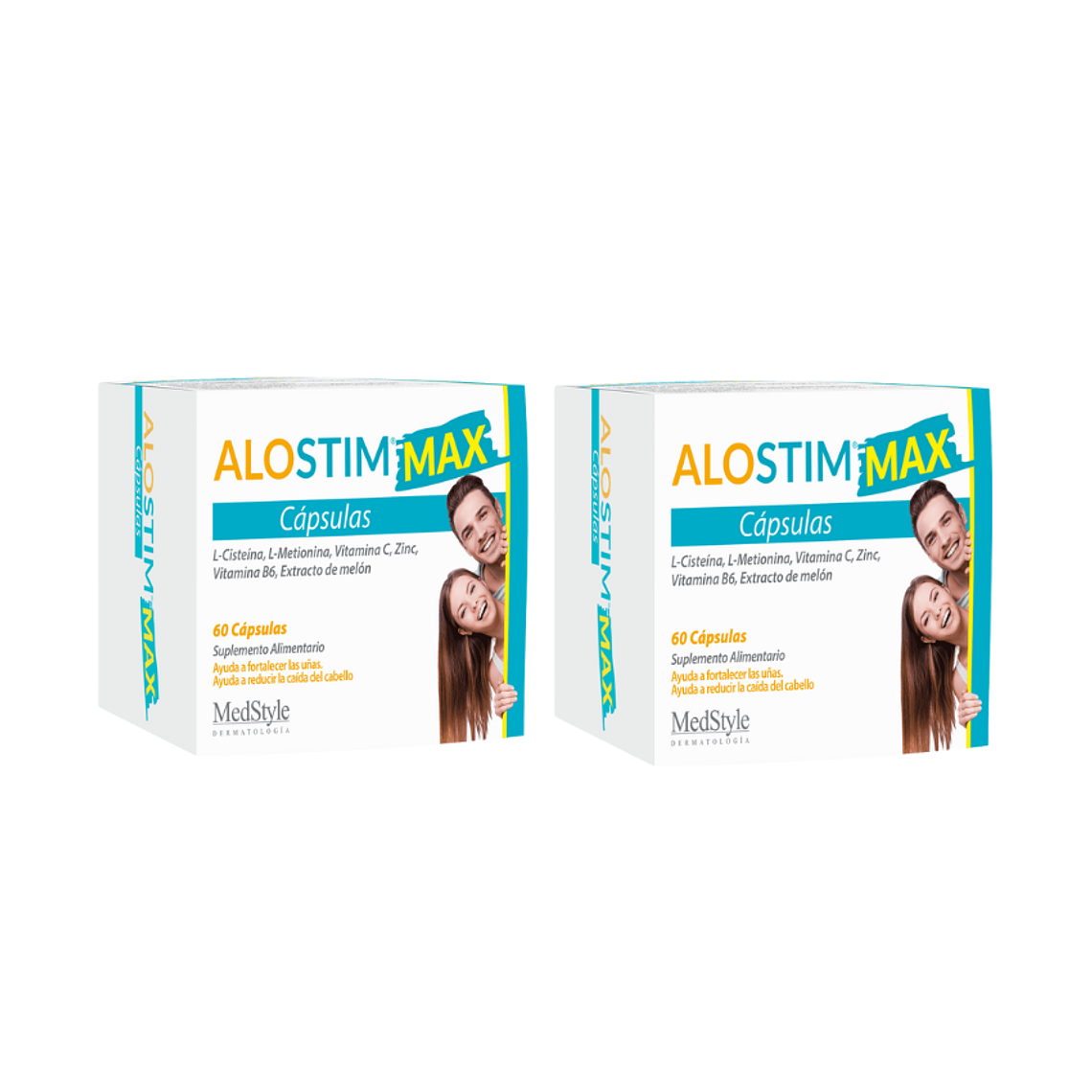 Alostim Max 60 Capsulas Pack 2 Unidades 1