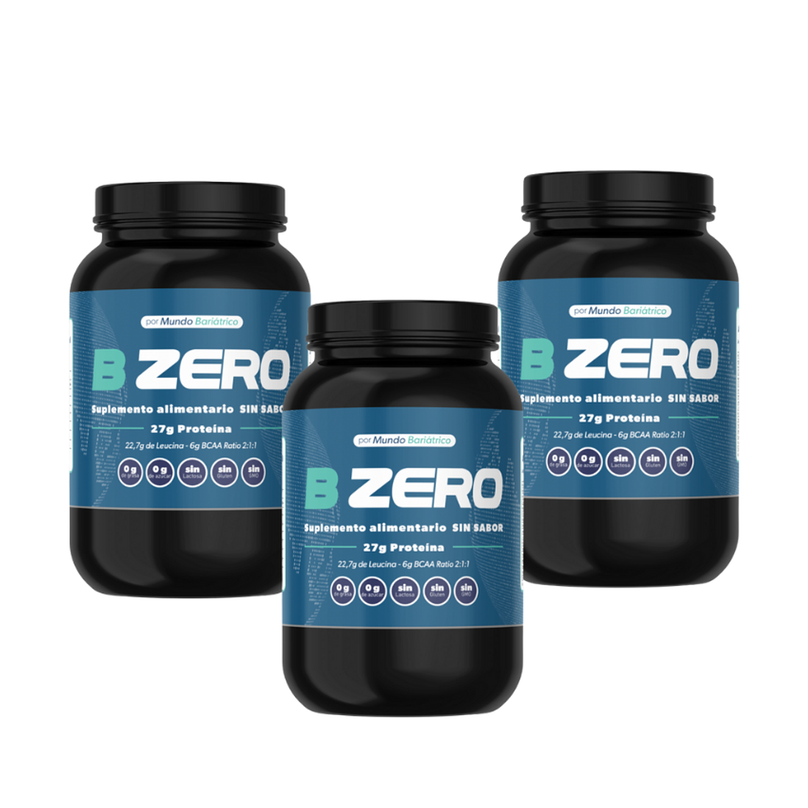 PREVENTA ENTREGAS 22 DICIEMBRE // Proteina Aislada / Hidrolizada - Sin Sabor - B Zero Pack 3 Unidades 1
